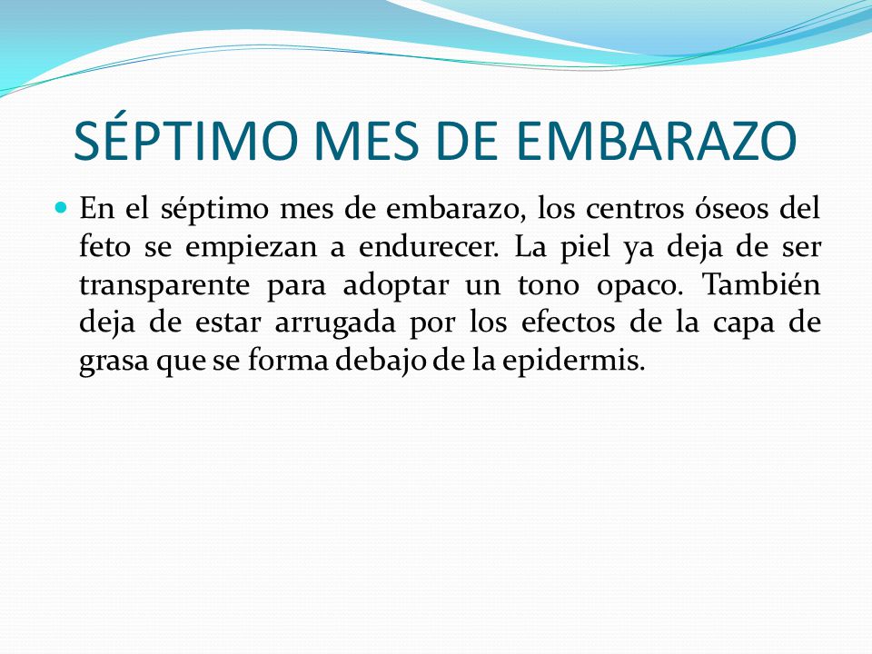 etapas del turbación mes a mes ppt